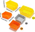 30-Bin Wall Mounted Storage Bins Kit, Tool Organizer Rack, Garage Hardware Organizer, Parts Storage Bins, DIY