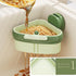 Generic Bathroom(1pcs) Suction Cup Sink Strainer Corner Rack, Corner Sink Strainer, Automatic Dumping Triangular Sinks