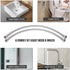 Faucet Line Connector Braided 304 Stainless Steel Supply Hose - 1/2" I.P. Female Thread (32 Inch)
