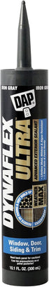 DAP Advanced Exterior Sealant 10.1 Oz, Iron Gray, DYNAFLEX ULTRA 7079818215, 40 to 100 deg F, Cartridge