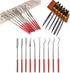 26Pcs Needle File Set, 6Pcs Wood Rasp + 10Pcs Mini Diamond Needle File Set