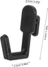 20pcs Black Pegboard Hooks for Garage and Kitchen Storage Heavy-Duty Steel Pegboard Tool Holders for Bedroom