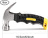6 PCS 8 Oz Claw Hammer - Small Stubby Hammers with Anti-Slip Handle for Jewelry Making and Roofing