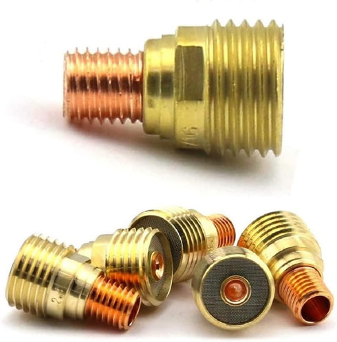 45V44 3/32 WP9, WP20, WP25 (5 Pack) 45V44 TIG Gas Lens Gas Lens collet body Fit TIG