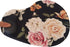 Floral Aesthetic Portable Mouse Pad, Small 3D Gel Mouse Pad with Wrist Support, Black