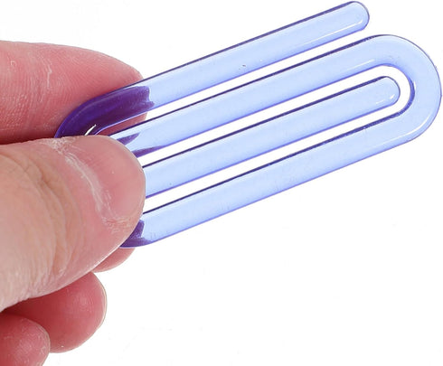 SEWACC 60 Pcs Large Plastic Paper Clips for Office School Paperwork