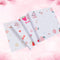 Cute Sticky Notes 4Pack (320 sheets), Kawaii 3.1x3.1in Self-Stick Note Pads with Unique Fruit Patterns