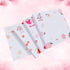 Cute Sticky Notes 4Pack (320 sheets), Kawaii 3.1x3.1in Self-Stick Note Pads with Unique Fruit Patterns