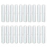 20 Pcs 30mm (1.18 inch) PTFE Magnetic Stirrer Mixer Stir Bar, White Color, Laboratory Bar, Stir Plate Bar