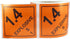 Hazard Class 1 D.O.T. Explosives 1.4S Hazmat Labels, 4x4 Inch Square, 500 Adhesive Labels