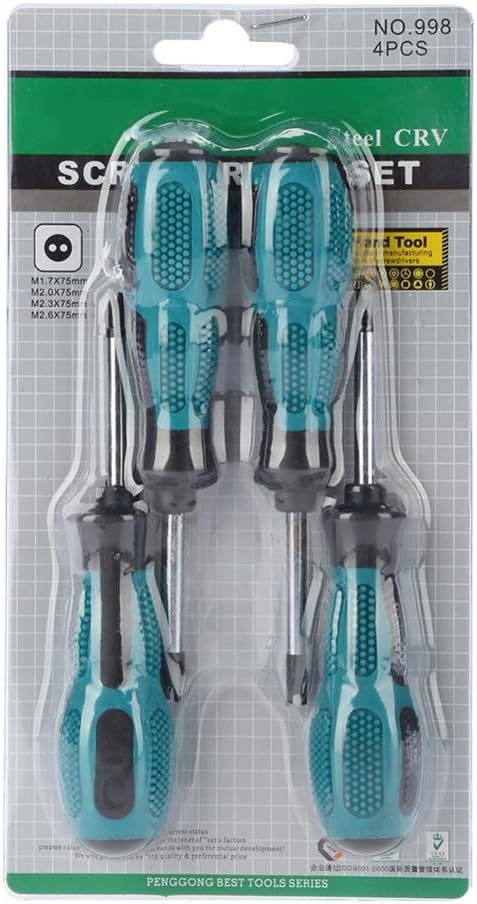 Fork Type Screwdriver Set - 4 Pcs U Fork Bits Magnetic Screw Driver CRV Multifunctional Tool