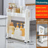 LYFJMUS 3.5 (2 ''Slim Rolling Storage Cart with Wheels Bathroom Storage Cart Mobile Shelving Laundry Room Organizer