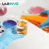 Low Form Graduated Glass Beaker, 12pcs of 10ml Volume, 3.3 Borosilicate Glass Beaker Set
