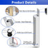1 Pcs Over The Door Hooks Hanger, Folding Clothes Drying Rack for Hanging Clothes, Towels, Coats for Bedroom, Bathroom