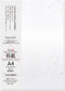 Washi Paper Sheet A4 Size, Gold & Silver Leaf Printer Paper, 20 Sheets, Laser and Inkjet Printable, Made in Japan