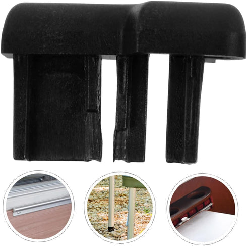 HOODANCOS 2pcs Foldable Table Leg Protectors Rv Floor Protectors Sturdy Material Compact Design for Versatile Use Rooms