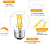 Greeogin Dimmable E26 g16.5 Bulb Bulb 4W 3000K 40W Bulbs 5 Pack led Mini Globe Edison LED Filament Warm White