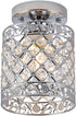 Create For Life Mini Style Modern Decor Crystal Flush Mount Ceiling Light Fixture Crystal Chandeliers