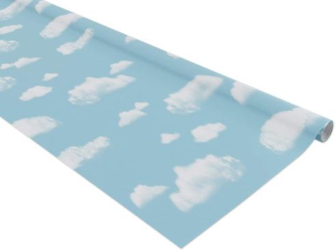 Fadeless Bulletin Board Paper, Fade-Resistant Paper for Classroom Decor, 48” x 12’, Clouds, 1 Roll by Fadeless