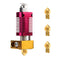 1 PCS 3D Printer Extruder Hotend with 3 PCS .4MM MK8 Nozzles for CR-10, Ender 3, Ender 5