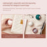 Lint Roller Hair Remover Ball, Portable Diatom Mud Ball Cleaner for Clothes and Furniture (Red Bean Gold)