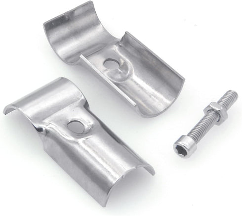 6 Sets of Panel T Clamps - Fine Pipe Connector Clamps for "T" Clamps into Pipe Fence Reinforcement