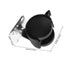 4pcs 1-inch Swivel Caster Wheels with Brake Plastic Replacement Wheels for Office Chair Furniture Cart Rolling