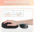 Black Leopard Ergonomic Wrist Rest Pad + Cute Mouse Pad + Cup Coaster, 3Pcs Memory Foam Desktop Supply Set for Office