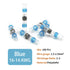 100 Pcs Solder Seal Wire Connectors, 16-14 AWG Heat Shrink Solder Connectors, Waterproof Electrical Wiring Butt Terminal
