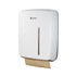 Commercial San Jamar Timeless Folded/Multifold Paper Towel Dispenser for Bathroom and Kitchen, White, Universal Paper