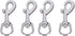 4PCS Flag Swivel Snap Clips, Heavy Duty Stainless Steel Flag Snaps for Pet Leash, Key Chain, Leather Craft