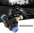 10pcs Air Flow Control Valve, 6mm Tube OD Pneumatic Air Flow Control Valve Connector with Quick Connect Fitting