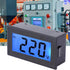YB5135DB AC80-500V Two Wires Mini Digital Voltmeter Panel with LCD Display, Voltage Monitor Tester Gauge