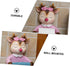 FUTUREORYY Cartoon Deer Roll Paper Holder Toilet Paper Shelf Wall-Mounted No Drilling Decorative Tissue Rack
