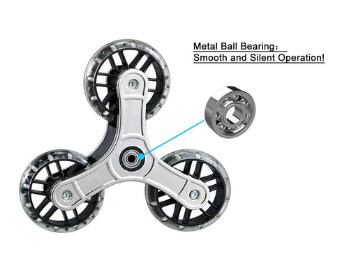 Replacement Stair Climbing Wheels for Shopping Laundry Cart, Trolley Triangle Wheels, Sold as a Pair