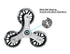 Replacement Stair Climbing Wheels for Shopping Laundry Cart, Trolley Triangle Wheels, Sold as a Pair