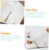 Ciieeo 6pcs Portable Document Bag, A4 File Holder, Plastic Pocket Folders, Travel Folder, Business Manager