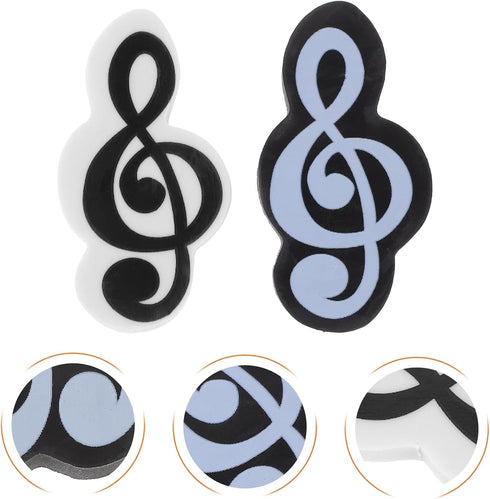 jojofuny 20 pcs Music Note Erasers, Cute Kid Erasers for Classroom, Music Symbol Bulk Eraser