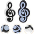 jojofuny 20 pcs Music Note Erasers, Cute Kid Erasers for Classroom, Music Symbol Bulk Eraser