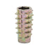 E-Z LOK 801420-20 E-Z Lok Threaded Insert, Zinc, Hex-Flush, 1/4"-20 Internal Threads, Pack of 50