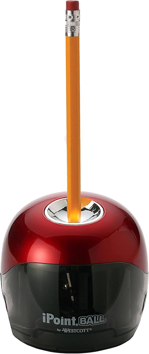 Westcott iPoint Ball Pencil Sharpener, Battery Operated
