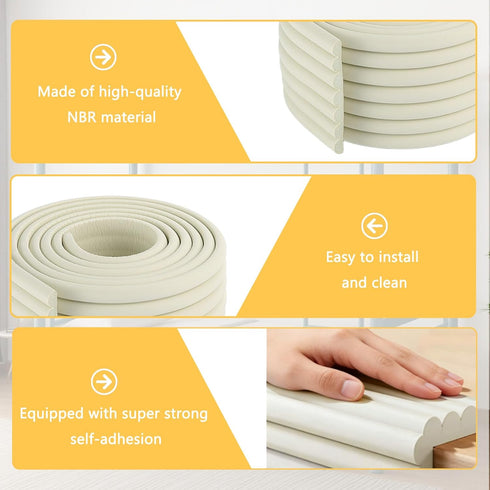Soft Bunk Bed Ladder Pads with Cutter Foam Step Padding & Ladder Cover for Kids Loft Beds, Dorm Ladders, Stairs