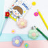 Cute Retractable Box Cutters, 3Pcs Flower Shaped Mini Art Cutter Utility Knife Sharp Cartons Cardboard Cutter Razor Knife Smooth Pointed Mechanism for Office and Home Use (flower) by LOPURO