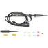 Hantek PP80B 2pcs Oscilloscope Scope Clip Probe 1x:10x Oscillograph Rapier 80MHz