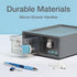 Pendaflex Stackable Drawer, Durable Plastic with Silicon Handles, Tinted Drawers, Medium, Gray, 9" x 7" x 3.5"