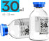 Sterile Empty Vials with Self Healing Injection Port,with Flip Off Aluminum Cap,Sterile Package (30ml,10) by Ks-Tek