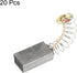 PATIKIL Carbon Brushes 0.55x0.31x2.48 Inch for Electric Motors, 20 Pack for Power Tool Repair