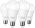 A21 LED Light Bulb, 150-200W Equivalent, 23W LED, 2500 Lumens, 3000K Warm White, 4 Packs