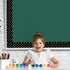 Whaline 32.8ft Dot Bulletin Board Borders, Black with Gold Foil Dot Die-Cut Trim for Classroom Decoration