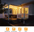 Shatterproof & Waterproof S14 LED Bulbs, Warm White 2200K, 70LM, E26 Base, 120V, 15 Pack Replacement Patio Lights